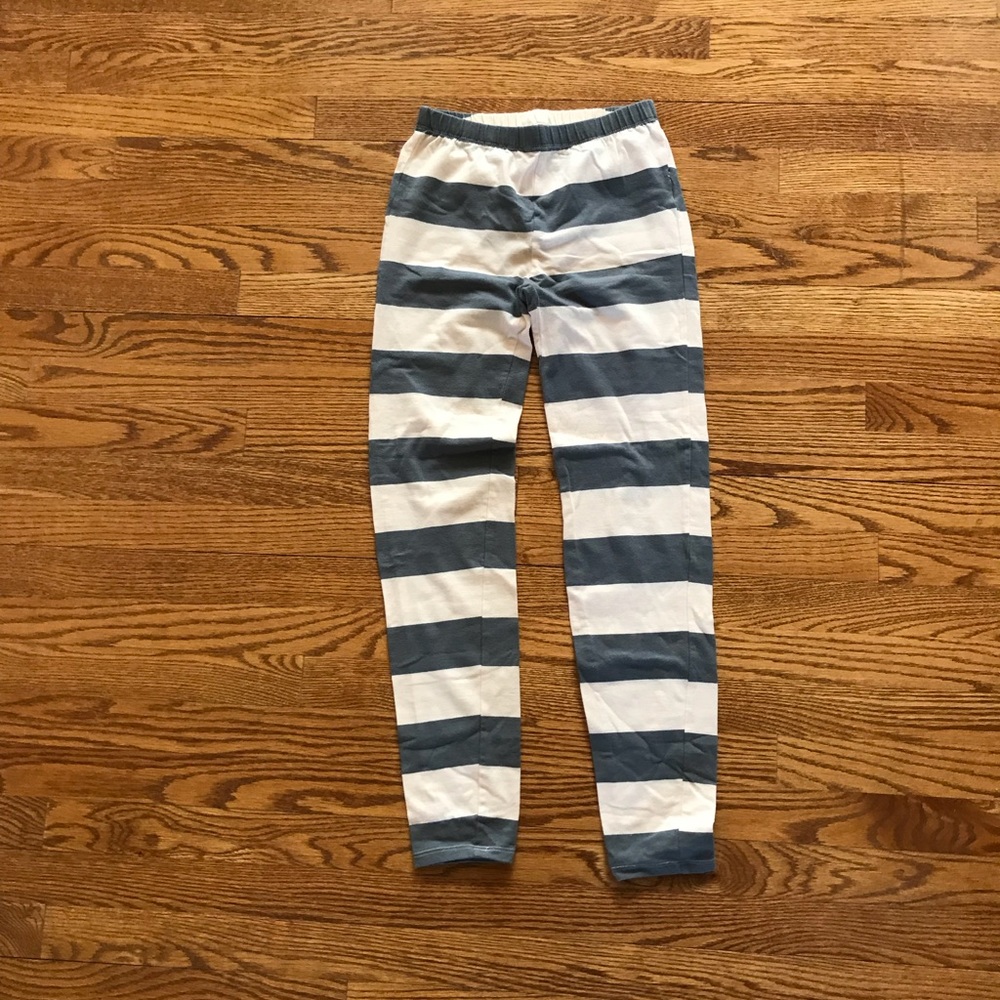 Cream and Grey Kids Gap Leggings